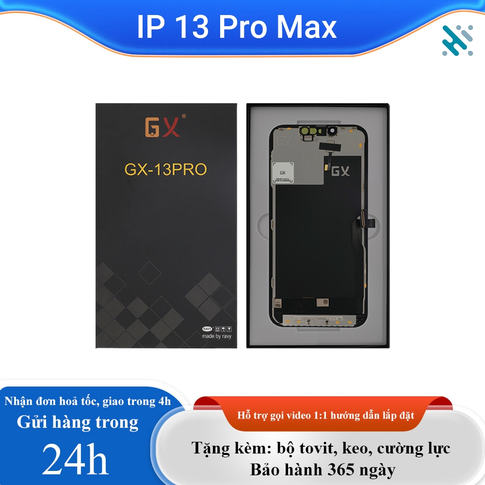 Màn hình GX OLED chính hãng tương thích  IP X/XS/XR/Xs Max/11/12/13/MINI/14/15/16/Pro/Plus/Pro Max