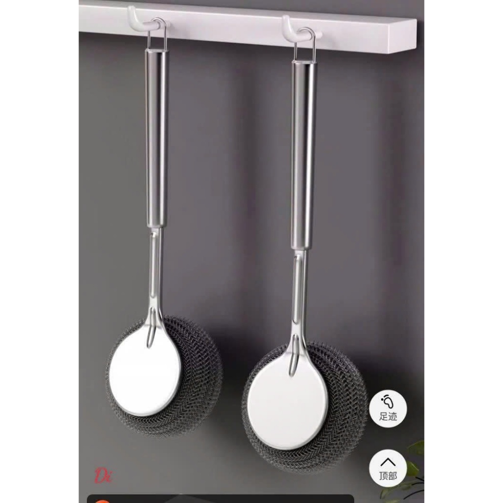Cây Cọ Rửa Xoong Nồi Inox 304 Đầu Bi Thép Thay Thế – Cọ Rửa Nhà Bếp Chống Gỉ, Siêu Sạch