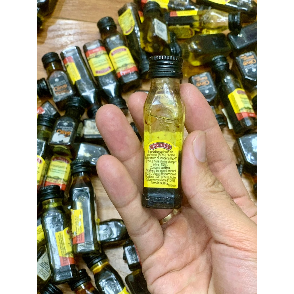 Sét 5 lọ dầu oliu ngoại BORGES dung tích 20ml nhập từ Tây Ban Nha tốt cho trẻ nhỏ, mẹ bầu và chế độ ăn | BigBuy360 - bigbuy360.vn