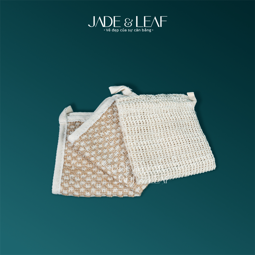 Khăn Tẩy Tế Bào Chết Jade&Leaf, Mặt Và Body 2in1, Từ Sợi Vỏ Cây Thiên Nhiên, An Toàn, Lành Tính