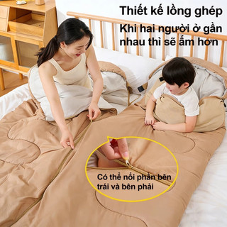 Túi ngủ văn phòng siêu nhẹ túi ngủ chống thấm nước có thể gấp gọn thích hợp cho du lịch và cắm trại