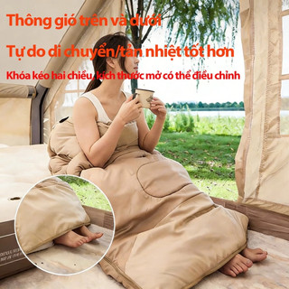 Túi ngủ văn phòng siêu nhẹ túi ngủ chống thấm nước có thể gấp gọn thích hợp cho du lịch và cắm trại