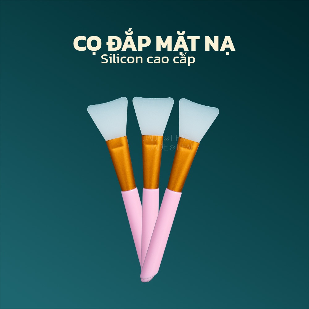 Cọ Đắp Mặt Nạ Silicon Jade&Leaf 1 Đầu Cao Cấp, Quét Bột An Toàn Lành Tính Dễ Vệ Sinh Tiện Lợi