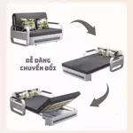 Giường sofa gấp gọn thành ghế đa năng,sofa giường thông minh gấp gọn thành ghế chất liệu khung sắt chịu lực có hộc để đồ — ảnh 2