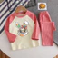 🌸 ĐỒ BỘ BÉ GÁI DÀI TAY GÂN MỀM MỊN – HÌNH DỄ THƯƠNG 🌸 DG470