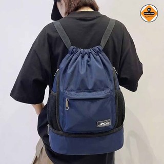 Balo Dây Rút Thể Thao Chống Nước Xbags Wisdom XB6005 Nhỏ Gọn, Trẻ Trung, Có Ngăn Đựng Giày Riêng!