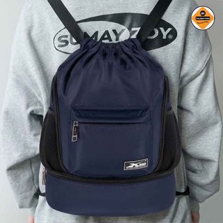 Balo Dây Rút Thể Thao Chống Nước Xbags Wisdom XB6005 Nhỏ Gọn, Trẻ Trung, Có Ngăn Đựng Giày Riêng!