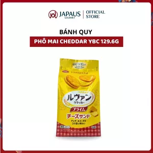 Bánh Quy Nhân Kem Phô Mai Cheddar YBC 129.6g Nhật Bản JAPAUS GOURMET