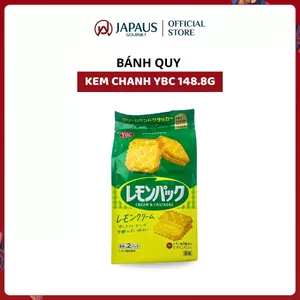 Bánh Quy Kẹp Kem Chanh Tươi Mát YBC 148.8g Nhật Bản Ăn Kèm Trà Cà Phê — JAPAUS GOURMET