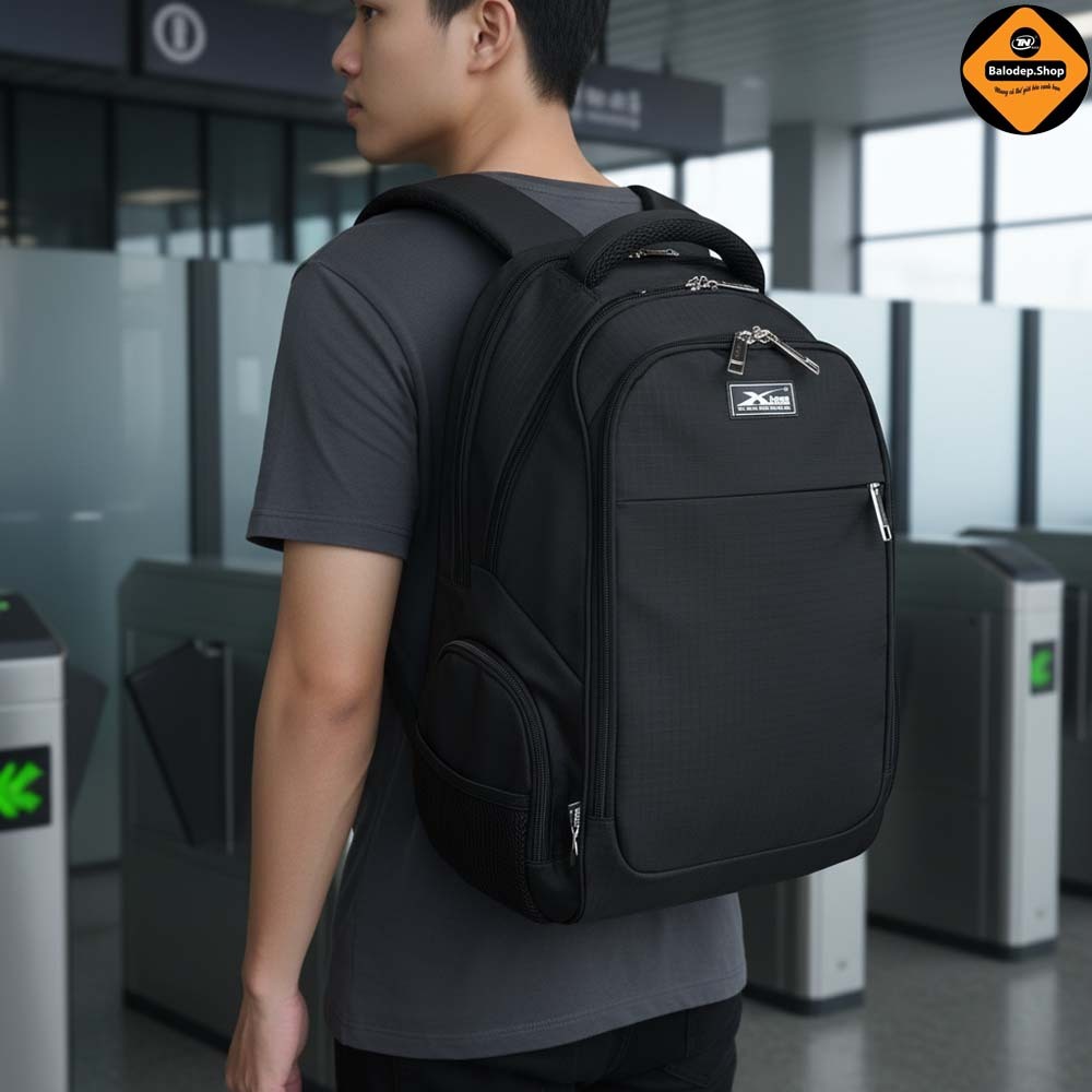 Balo Du Lịch Chống Thấm Xbags Travel Xb 1002 Màu Đen, Đa Năng, Siêu Rộng Đựng Laptop 17 Inch!