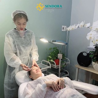 Bịch 10 áo khử trùng y tế vải không dệt dùng 1 lần, Áo bảo hộ y tế dùng cho spa, thẩm mỹ, tiểu phẫu
