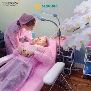 Bịch 10 áo khử trùng y tế vải không dệt dùng 1 lần, Áo bảo hộ y tế dùng cho spa, thẩm mỹ, tiểu phẫu