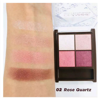 Phấn mắt Cezanne Phấn mắt 4 ô Nuance On Eye Shadow -  bảng mắt 4 ô bền màu, lên màu chuẩn chính hãng Nhật Bản