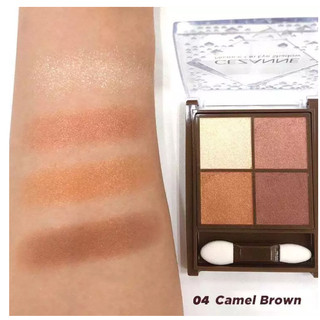 Phấn mắt Cezanne Phấn mắt 4 ô Nuance On Eye Shadow -  bảng mắt 4 ô bền màu, lên màu chuẩn chính hãng Nhật Bản