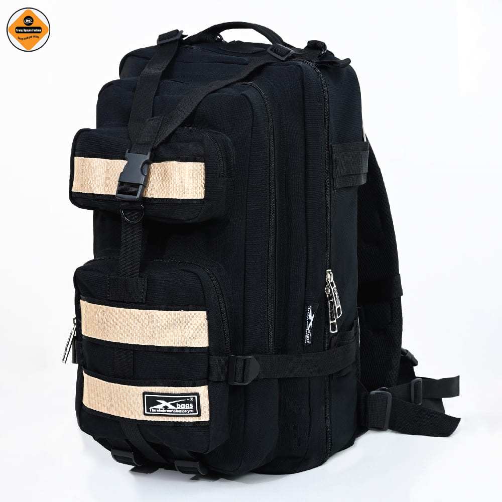 Balo Du Lịch Phượt Chống Nước Xbags Hike XB1003 Cỡ Lớn, Cá Tính Mạnh Mẽ, Đựng Laptop 17 Inch!