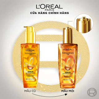 Bộ gội xả dưỡng tóc suôn mượt tóc cao cấp L'Oreal Paris Sleek 440ml x2 & Dầu dưỡng chiết xuất tinh dầu 100ml