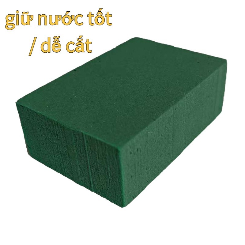 Miếng xốp cắm hoa tươi – Set 5 miếng – Giữ nước tốt, dễ cắt, cắm hoa chắc đẹp