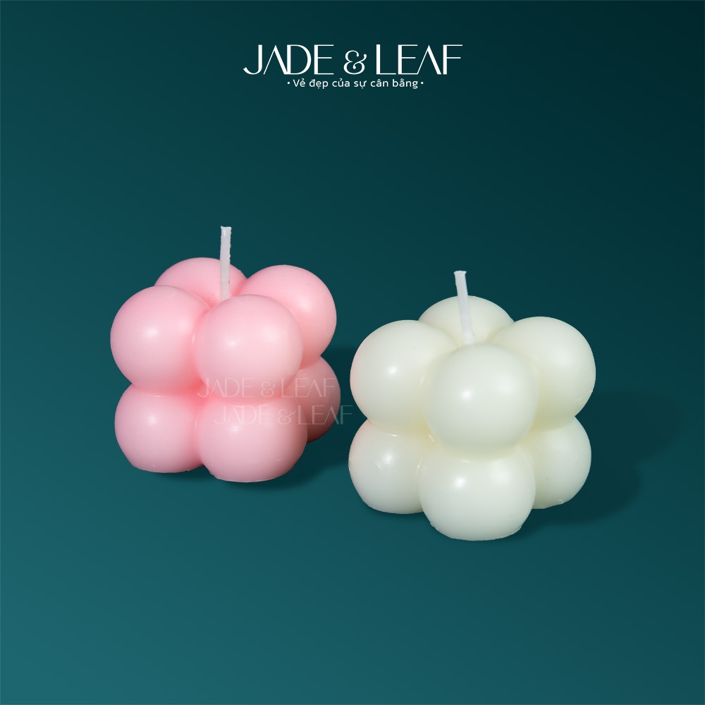 Nến Thơm Phòng Mini Jade&Leaf Handmade Cao Cấp, Không Khói Thành Phần Thiên Nhiên Thư Giãn Dễ Ngủ