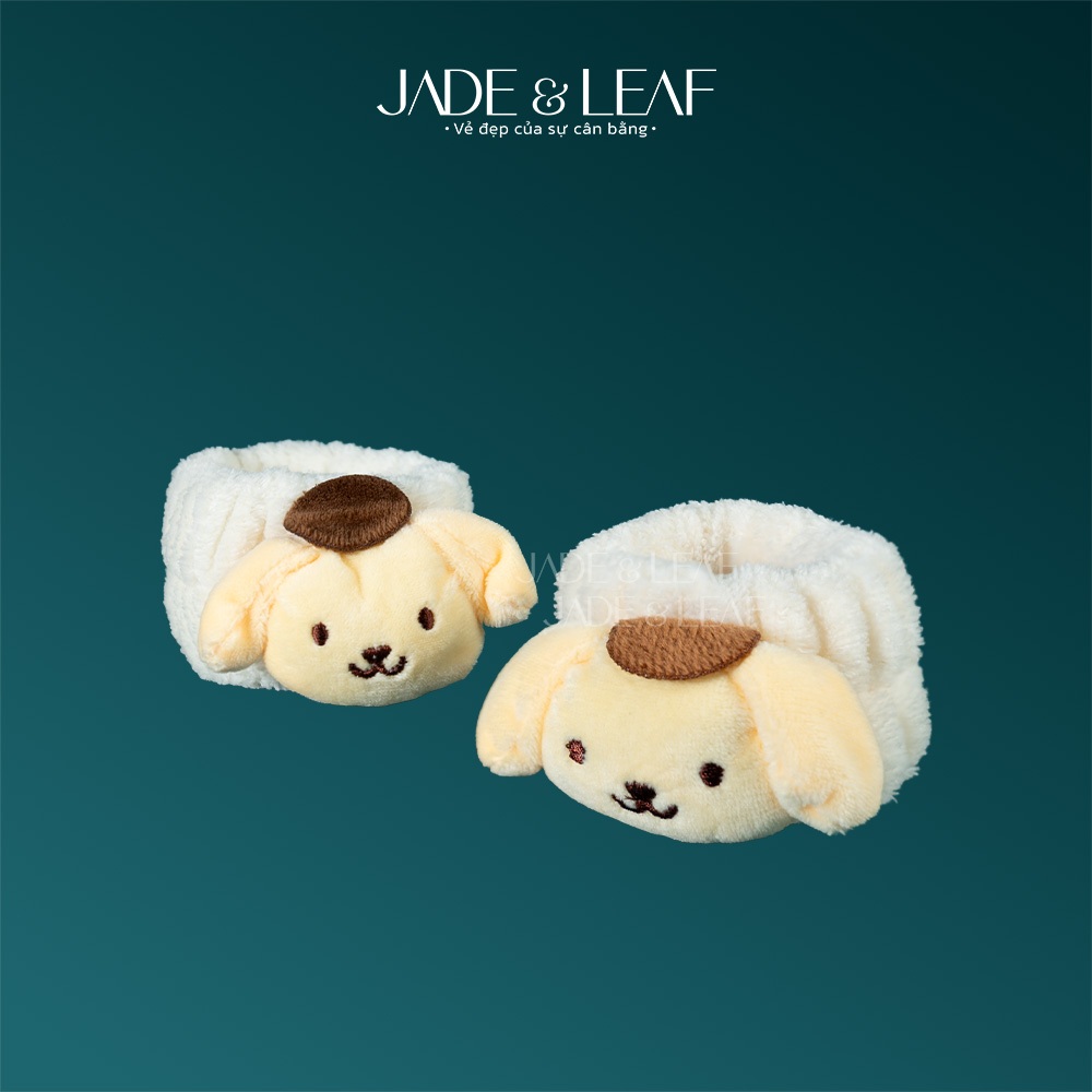 Băng Đô Đeo Cổ Tay Jade&Leaf, Chất Liệu Cotton Mềm Mại 1 Cặp 2 Cái Chống Nước Tiện Lợi Dễ Thương
