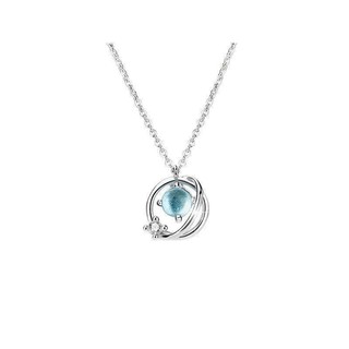Dây Chuyền Bạc Đính Đá Ocean Đơn Giản Chormic, Dây Chuyên Nữ Đính Đá Thanh Lịch Ocean Sea CM079