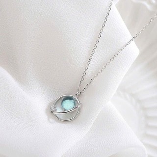 Dây Chuyền Bạc Đính Đá Ocean Đơn Giản Chormic, Dây Chuyên Nữ Đính Đá Thanh Lịch Ocean Sea CM079