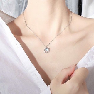 Dây Chuyền Bạc Đính Đá Ocean Đơn Giản Chormic, Dây Chuyên Nữ Đính Đá Thanh Lịch Ocean Sea CM079
