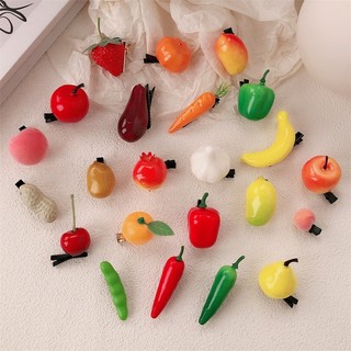 (SET 2) Kẹp Tóc Mái Cho Bé Và Người Lớn Dễ Thương, Ngộ Nghĩnh - KẸP TÓC CÀI TÓC HOA QUẢ TRÁI CÂY Kute Cho Bé Gái