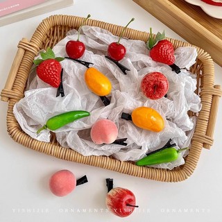 (SET 2) Kẹp Tóc Mái Cho Bé Và Người Lớn Dễ Thương, Ngộ Nghĩnh - KẸP TÓC CÀI TÓC HOA QUẢ TRÁI CÂY Kute Cho Bé Gái