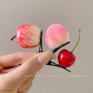 (SET 2) Kẹp Tóc Mái Cho Bé Và Người Lớn Dễ Thương, Ngộ Nghĩnh - KẸP TÓC CÀI TÓC HOA QUẢ TRÁI CÂY Kute Cho Bé Gái