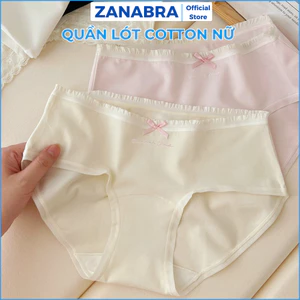 Quần lót nữ chất cotton thoáng khí co giãn thoải mái, quần chip nữ cap vừa ZANABRA L4119