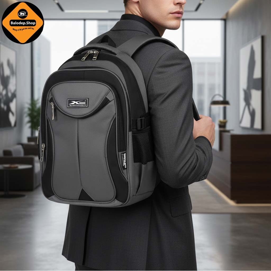 Balo Laptop Cao Cấp Xbags Xb 2004 Chống Thấm Chống Nước, Nhiều Ngăn Tiện Nghi, Gọn Gàng Lịch Lãm!