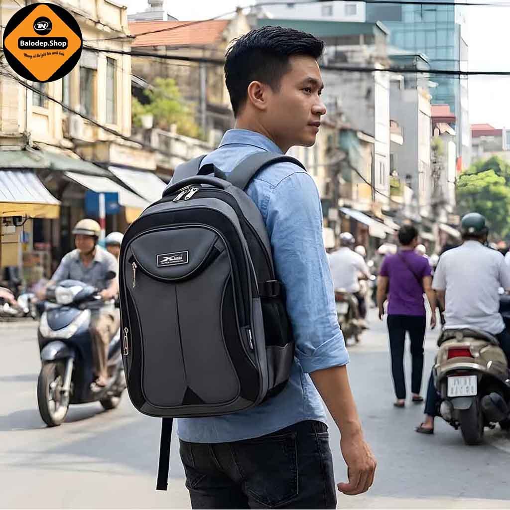 Balo Laptop Cao Cấp Xbags Xb 2004 Chống Thấm Chống Nước, Nhiều Ngăn Tiện Nghi, Gọn Gàng Lịch Lãm!