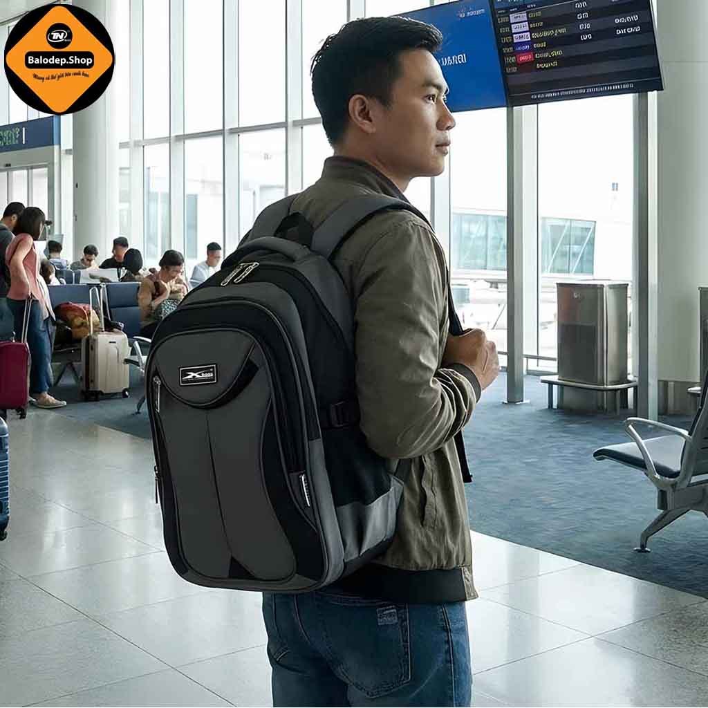Balo Laptop Cao Cấp Xbags Xb 2004 Chống Thấm Chống Nước, Nhiều Ngăn Tiện Nghi, Gọn Gàng Lịch Lãm!