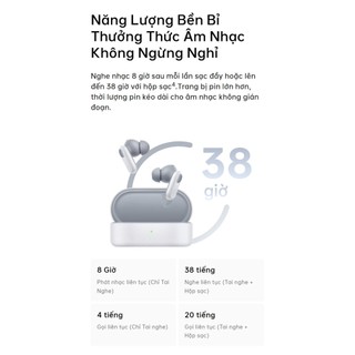 Tai nghe Bluetooth Không dây OPPO Enco Buds 2 Pro | 38 giờ phát nhạc | Công thái học | Khử ồn AI