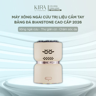Dụng cụ xông ngải cứu cầm tay Bianstone 2026 cho mặt và body, giúp thư giãn, đi kèm 12 viên ngải cứu và tinh dầu.