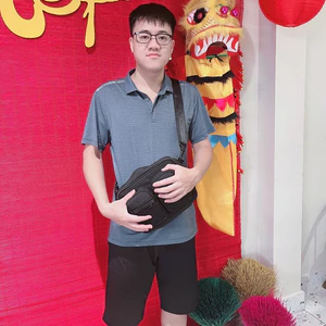 Túi đeo chéo nam nữ SwanBrand New Basic Shoulder Bag chống nước nhiều ngăn, túi mini vải canvas