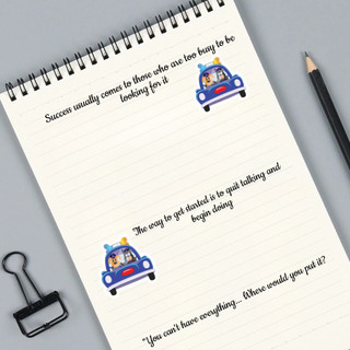 Set 50 Sticker Avatar Cảnh Sát Trưởng Labrador Loại To Hoạt Hình Trang Trí Laptop, Điện Thoại, Sổ Tay,tem chống nước