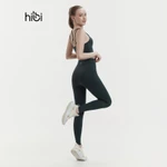 Set đồ tập Yoga Luxury Hibi Sports H186 kiểu áo croptop 4 dây đan chéo, kèm mút ngực — ảnh 3