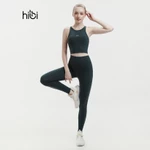 Set đồ tập Yoga Luxury Hibi Sports H186 kiểu áo croptop 4 dây đan chéo, kèm mút ngực — ảnh 7