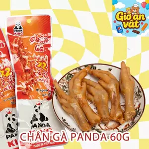 Chân gà lá nguyệt quế Panda x2 60g | Hương thơm đậm, vị dịu không cay, thưởng thức gấp đôi