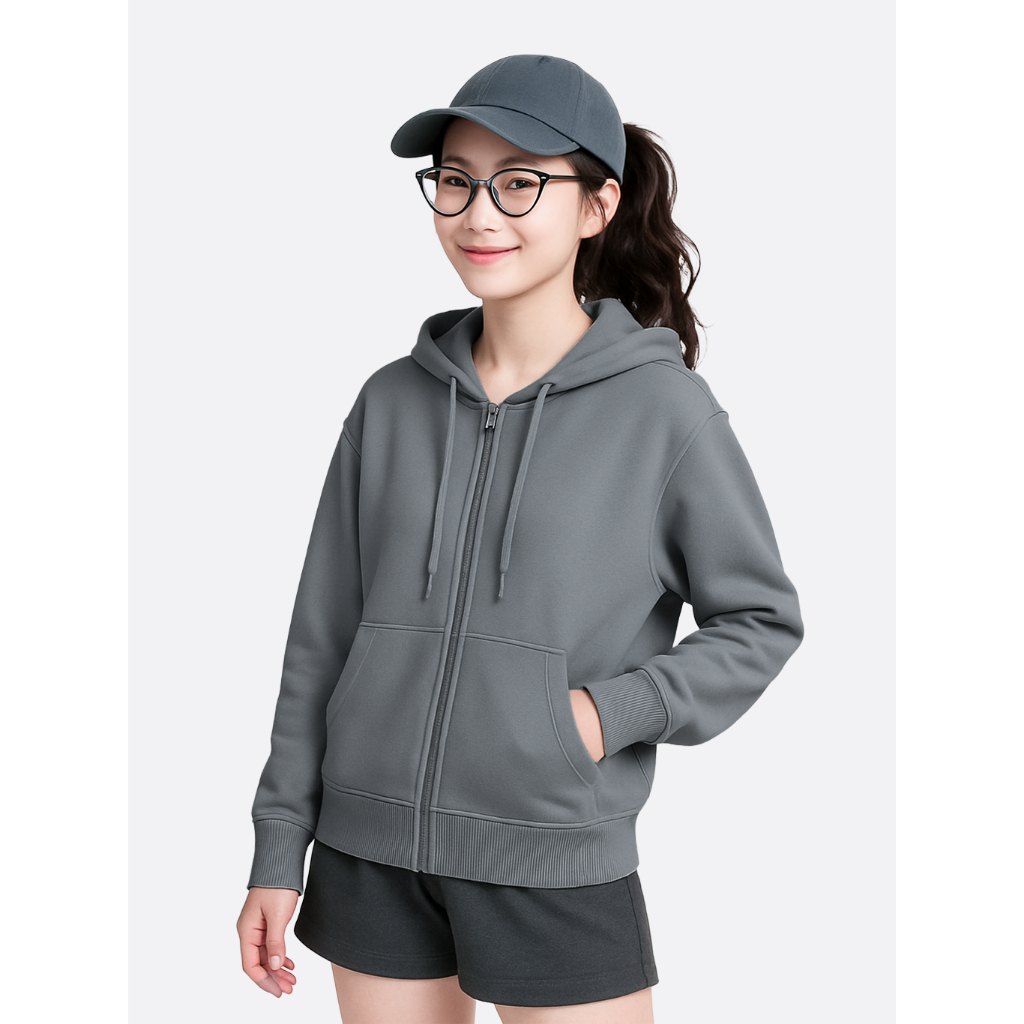 Áo khoác nỉ đa năng thời trang bốn mùa TOKYOLIFE chất nỉ mềm mại tạo cảm giác ấm áp và thoải mái khi mặc 40004135
