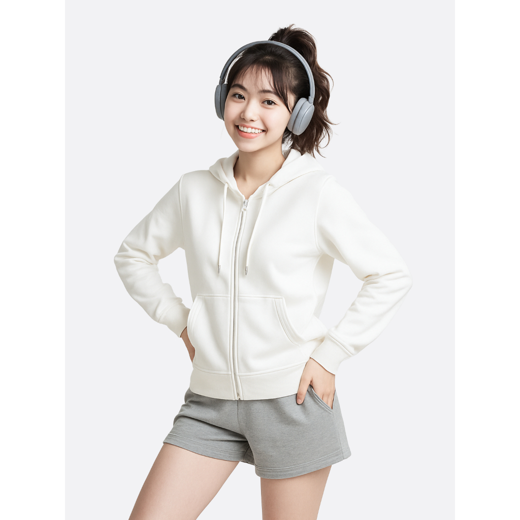 Áo khoác nỉ đa năng thời trang bốn mùa TOKYOLIFE chất nỉ mềm mại tạo cảm giác ấm áp và thoải mái khi mặc 40004135