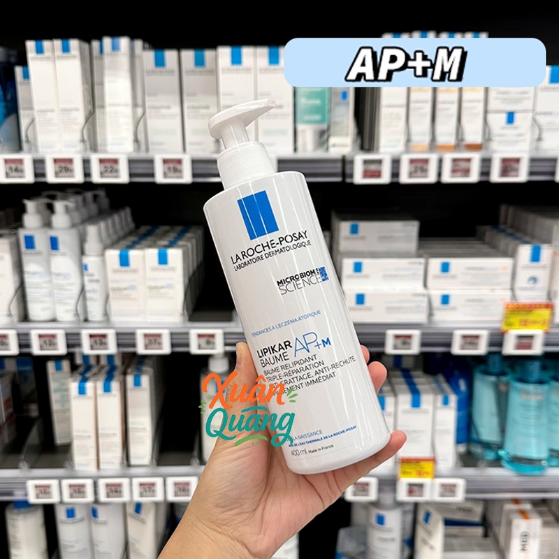 Kem Dưỡng La Roche-Posay Lipikar Baume AP+M 400ml / Sữa rửa mặt Toleriane Purifying Foaming Cleanser