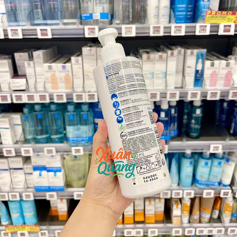 Kem Dưỡng La Roche-Posay Lipikar Baume AP+M 400ml / Sữa rửa mặt Toleriane Purifying Foaming Cleanser