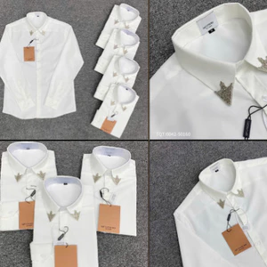 Áo Sơ Mi Nam Nữ Đính khuy Cổ ÁO Cực Sang - ÁO Sơ Mi Nam Nữ CHất Cotton Lụa Mịn Siêu Đẹp 2025