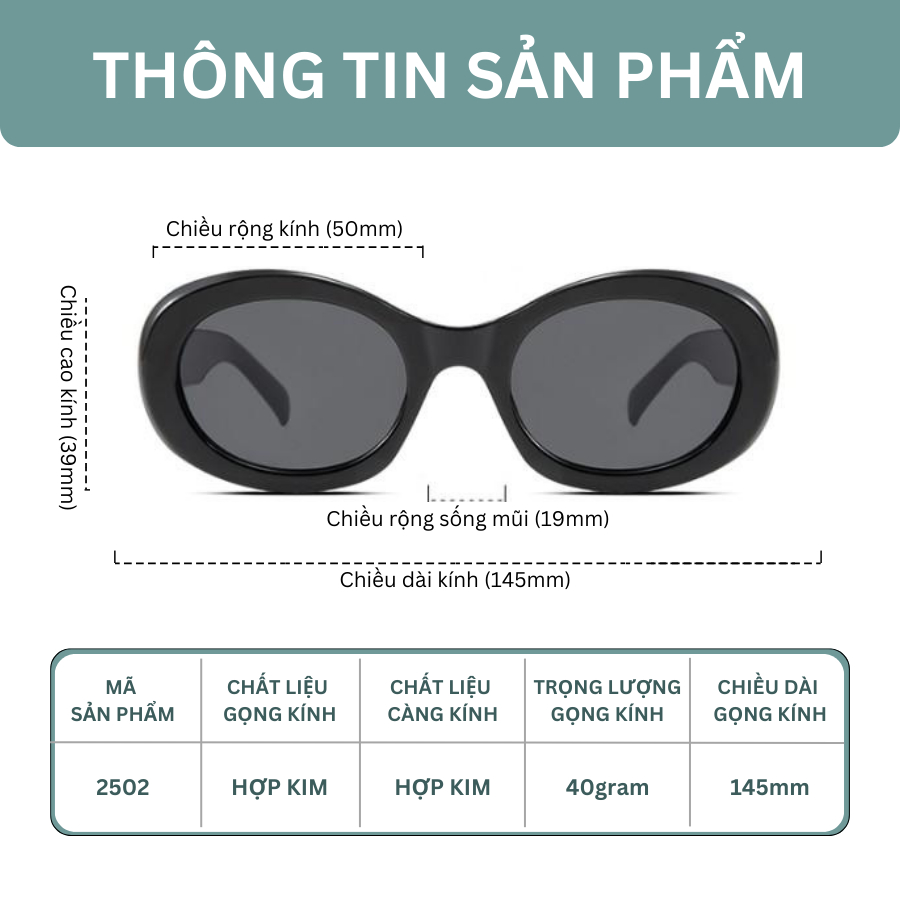 Kính Râm Form Oval Nữ INNI 2026 Kính Râm Gọng TR Chống Tia UV Cao Cấp, Kính Đi Chơi, Đi Du Lịch 3948
