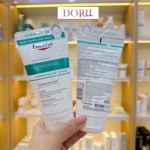 Sữa rửa mặt Eucerin Pro Acne Cleansing Foam dành cho da mụn 150g