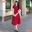 Đầm thiết kế cổ tròn dáng xòe dài BEMINE MT9169