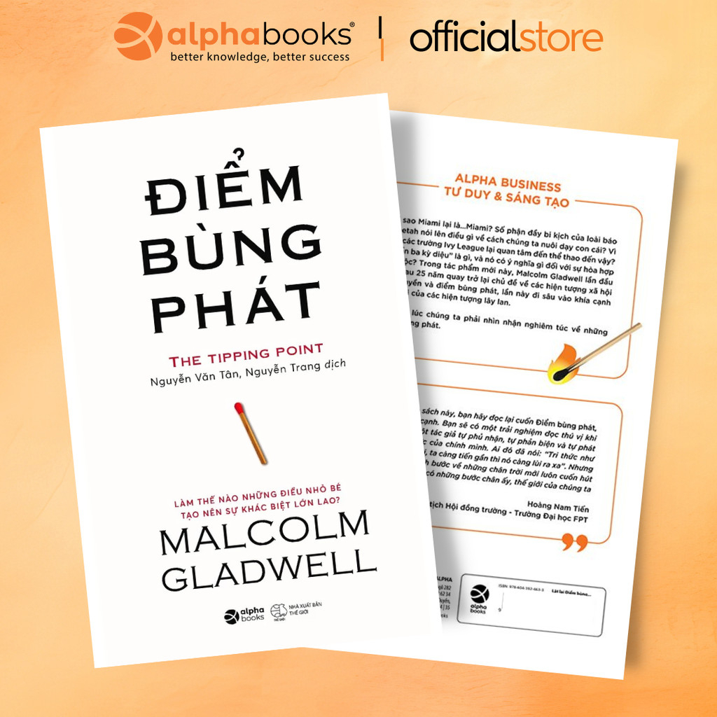 Sách - Điểm Bùng Phát - Malcolm Gladwell