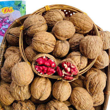 Hạt óc chó đỏ nhập khẩu Mỹ sống nguyên vỏ loại 1 (500g, 1kg). Hạt óc chó, quả óc chó hữu cơ làm sữa hạt